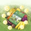 Bánh Cỏ Timothy MrHay Bổ Sung 10 Loại Trái Cây Rau Củ 800g MH42