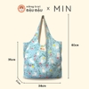 Túi Tote Vải 2 Lớp Quai Tròn Hoạ Tiết Dễ Thương