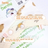 Set 3 yếm tam giác muslin vintage Bermy (họa tiết ngẫu nhiên)
