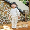 Bộ dài tay nỉ họa tiết Honee 6396