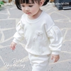 Bộ dài tay nỉ họa tiết Honee 6396