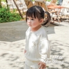 Bộ dài tay nỉ họa tiết Honee 6396