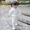 Bộ dài tay nỉ họa tiết Honee 6396