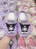 Dép Crocs Kuromi, Melody cho bé 2 màu tím,hồng