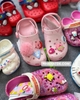 Dép sục Crocs Loopy hồng size mẹ&bé