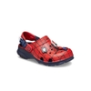 Dép sục crocs Spiderman đỏ đế xanh