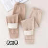 Set 2 quần cotton giữ nhiệt sợi lông cừu 5 mẫu