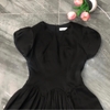 Đầm Voan Tơ Gân Mềm Cao Cấp Thiết Kế Dáng Dài Nhúng Xòe Nhẹ - A-0134, Dress