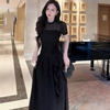 -Đầm Ren Trắng Dáng Dài  Hoa Eo Kiêu Sa .A-0147 .Women. Dress