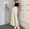 [ CHÂN VÁY ] CV (92cm) Lụa Dáng Đuôi Cá Tôn Dáng Vải Tô Châu Ánh Kim Cao Cấp - Nữ