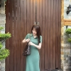 Đầm Thun Dập Nổi Cao Cấp Cổ Sơ Mi Freesize Ôm Gọn Thanh Lịch Cho Nữ – A-089 Women Voi Dress