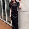 - Đầm Lụa Body Dáng Dài Đính Đá Sang Trọng. A-0154 Dress Women