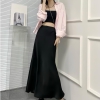 [ CHÂN VÁY ] CV (92cm) Lụa Dáng Đuôi Cá Tôn Dáng Vải Tô Châu Ánh Kim Cao Cấp - Nữ