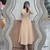 Đầm Đen Thiết Kế Trễ Vai Sang Chảnh, Nữ Tính. A-032. Women Dress