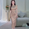 - Đầm Lụa Body Dáng Dài Đính Đá Sang Trọng. A-0154 Dress Women