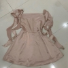 -[ New Arrival] Đầm lụa dáng ngắn ( 76cm) xoè nhẹ 2 bảng dây gợn sóng xinh xắn , tôn dáng , vải mịn mát, nhẹ nhàng nữ tính