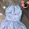 Đầm maxi cổ yếm hở lưng quyến rũ. A-0131 Women Dress