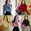 Áo Thun Nữ Basic Tay Dài Lấp Lánh, A-0102, Women
