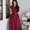 Đầm Dài Voan Lưới Sang Trọng (Tặng Kèm Tag cài ) .A-0150. Nữ. Women. Dress
