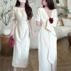 Đầm thiết kế dự tiệc dáng dài đính nơ xinh  ( Tặng kèm hoa). Dress. Women