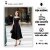 Đầm Đen Thiết Kế Trễ Vai Sang Chảnh, Nữ Tính. A-032. Women Dress