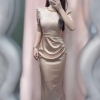 - Đầm Lụa Body Dáng Dài Đính Đá Sang Trọng. A-0154 Dress Women