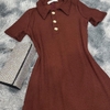 Đầm Thun Dập Nổi Cao Cấp Cổ Sơ Mi Freesize Ôm Gọn Thanh Lịch Cho Nữ – A-089 Women Voi Dress