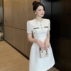 - Đầm Thiết Kế Choàng Vai,Tôn Dáng ,Sang Trọng . A-0148. Dress Women