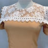 Váy dự tiệc dáng dài (119cm )phối ren thêu cao cấp tùng xếp ly xoè nhẹ có túi cho phong cách thanh lịch