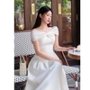 Đầm Đen Thiết Kế Trễ Vai Sang Chảnh, Nữ Tính. A-032. Women Dress