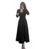 Set Thiết Kế Đầm Xòe 2 Dây Phối Áo Blazer Tay Dài Sang Trọng Cho Nữ .A-0101.Dress Women