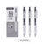 Bút gel bấm NoteTime CL-GP112D  đen 0.5