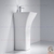 Lavabo Trụ Đứng LP111 Trắng