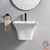 Lavabo Nguyên Khối Treo LWB09 Trắng