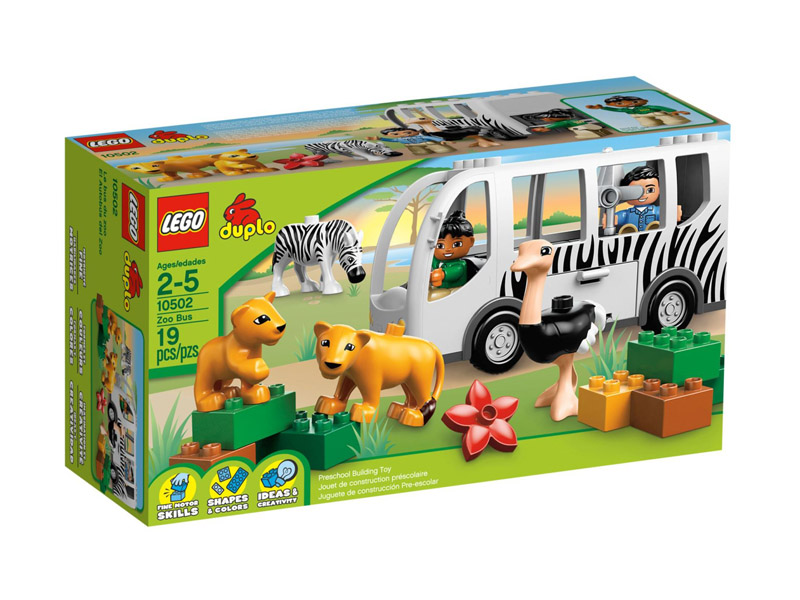 Bộ đồ chơi Lego Duplo 10502 - Xe buýt sở thú