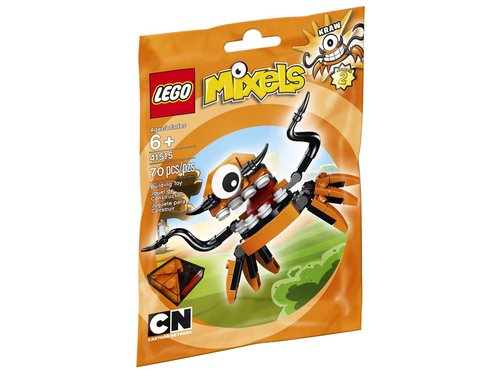 Vỏ hộp sản phẩm Lego Mixels 41515 - Sinh Vật Kraw