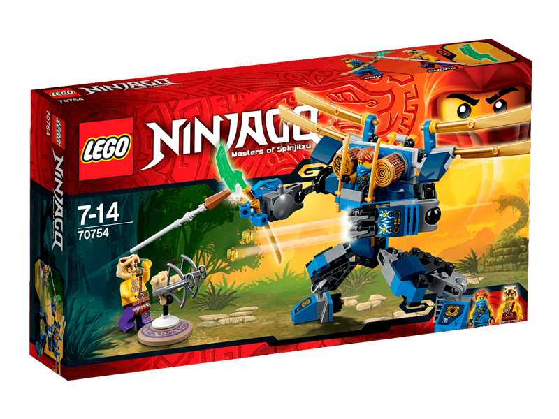 Vỏ hộp sản phẩm Lego Ninjago 70754 - Rô Bốt Điện