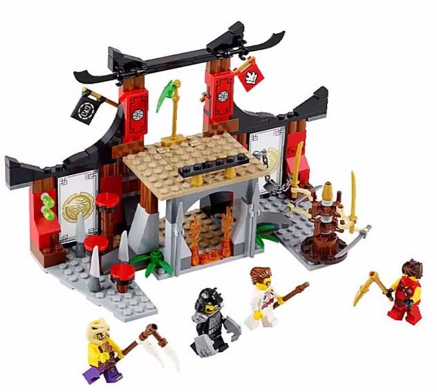 Hình ảnh các chi tiết trong bộ Lego Ninjago 70756 - Cuộc thử thách tại võ đường