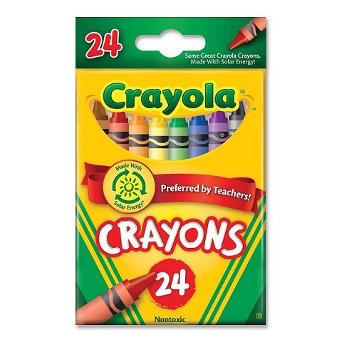 Bộ Crayola Combo Bút Sáp 24 Màu tươi sáng