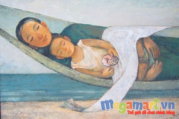 Người mẹ nam Bộ​ ru con say giấc trưa hè