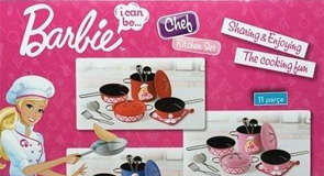 Các loại Phụ kiện của barbie như phụ kiện nhà bếp, nấu ăn