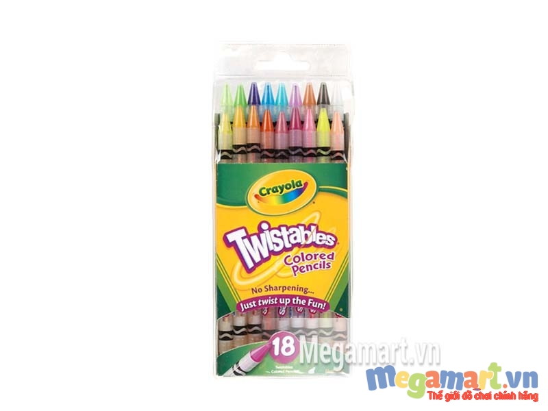 Crayola Bút chì dạng vặn 18 màu