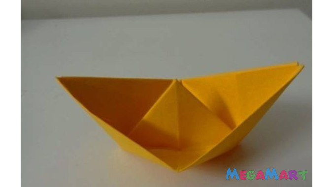 Nhấn vào ảnh để phóng to Cách gấy thuyền giấy 4