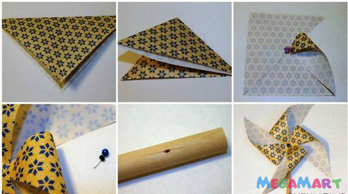 Nhấn vào ảnh để phóng to Cách làm đồ chơi chong chóng bằng giấy 1