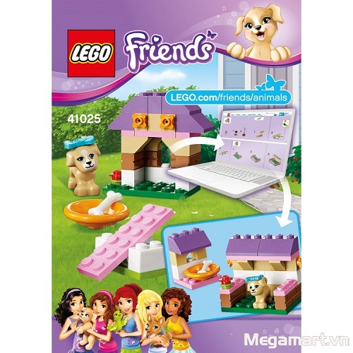 Lego Friends 41025 - Nhà Chơi Cho Cún Con có giá 149.000 đồng