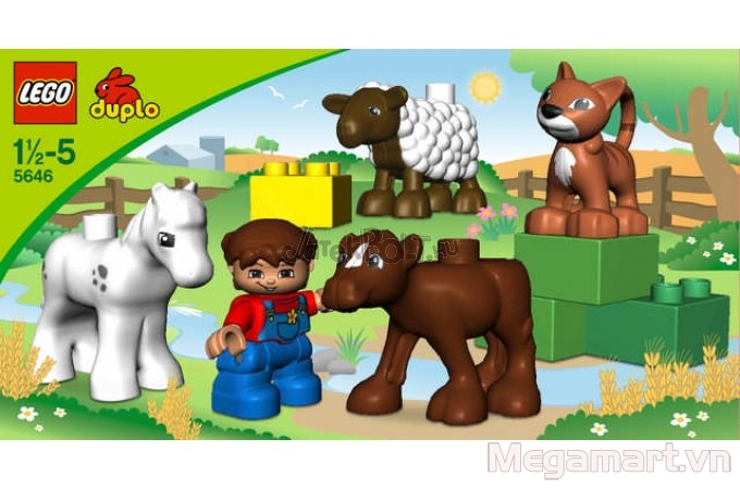 Lego Duplo 5646 - Chăm sóc thú sơ sinh dành cho bé 1,5 – 5 tuổi có giá 499.000 đồng