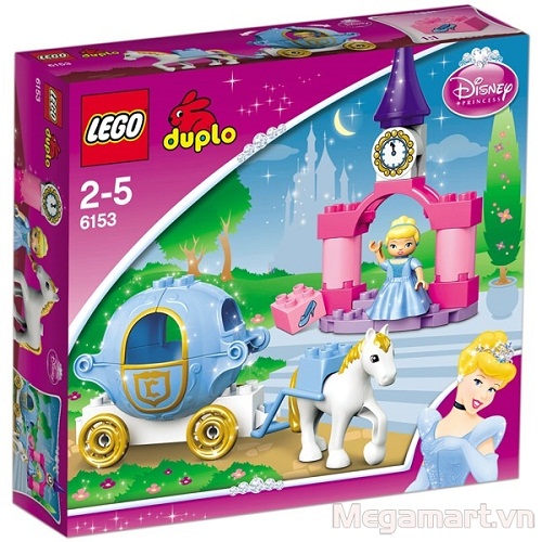 Lego Duplo 6153 - Xe ngựa của lọ lem có giá 1.079.000 đồng