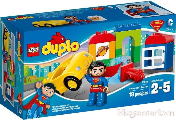 Lego Duplo 10543 - Siêu Nhân Giải Cứu dành cho bé 2-5 tuổi có giá 829.000 đồng