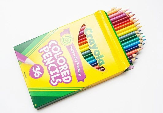 Crayola Bút chì 36 màu dạng dài đa dạng sắc màu