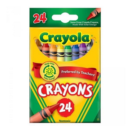 Đồ chơi Crayola Bút sáp 24 màu và Bút chì 24 màu cho bé từ 3 tuổi trở lên lên